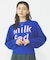 MILKFED LOGO KNIT TOP