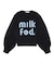 MILKFED LOGO KNIT TOP