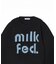 MILKFED LOGO KNIT TOP