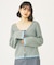 SCALLOP HEM KNIT CARDIGAN