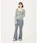 SCALLOP HEM KNIT CARDIGAN