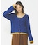 SCALLOP HEM KNIT CARDIGAN