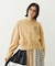 HEART RIBBON EMBLEM SHORT CREW SWEAT