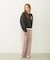 HEART RIBBON EMBLEM SHORT CREW SWEAT