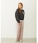 HEART RIBBON EMBLEM SHORT CREW SWEAT
