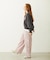 HEART RIBBON EMBLEM SHORT CREW SWEAT