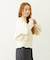 HEART RIBBON EMBLEM SHORT CREW SWEAT