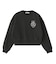 HEART RIBBON EMBLEM SHORT CREW SWEAT
