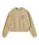 HEART RIBBON EMBLEM SHORT CREW SWEAT