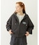 RHINESTONE LOGO SHORT ZIP UP HOODIE