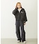 RHINESTONE LOGO SHORT ZIP UP HOODIE
