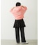 RHINESTONE LOGO SHORT ZIP UP HOODIE