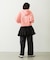 RHINESTONE LOGO SHORT ZIP UP HOODIE