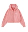 RHINESTONE LOGO SHORT ZIP UP HOODIE