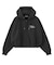 RHINESTONE LOGO SHORT ZIP UP HOODIE