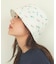 FLORAL PATTERN WAFFLE HAT
