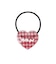 GINGHAM HEART HAIR ELASTIC