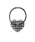 GINGHAM HEART HAIR ELASTIC