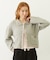 OPEN COLLAR CONTRAST TRIM KNIT CARDIGAN