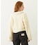 OPEN COLLAR CONTRAST TRIM KNIT CARDIGAN