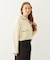 OPEN COLLAR CONTRAST TRIM KNIT CARDIGAN