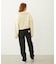 OPEN COLLAR CONTRAST TRIM KNIT CARDIGAN