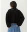 OPEN COLLAR CONTRAST TRIM KNIT CARDIGAN