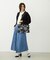 OPEN COLLAR CONTRAST TRIM KNIT CARDIGAN