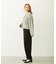 OPEN COLLAR CONTRAST TRIM KNIT CARDIGAN