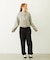 OPEN COLLAR CONTRAST TRIM KNIT CARDIGAN