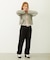 OPEN COLLAR CONTRAST TRIM KNIT CARDIGAN