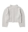 OPEN COLLAR CONTRAST TRIM KNIT CARDIGAN