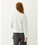 STRIPED FLOWER WAFFLE CARDIGAN