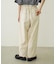 TUCK DENIM PANTS