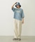 TUCK DENIM PANTS