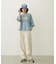 TUCK DENIM PANTS