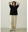 TUCK DENIM PANTS