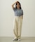 TUCK DENIM PANTS