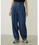 TUCK DENIM PANTS