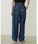TUCK DENIM PANTS