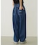 TUCK DENIM PANTS