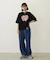 TUCK DENIM PANTS