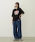 TUCK DENIM PANTS