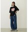 TUCK DENIM PANTS