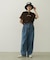 TUCK DENIM PANTS