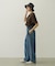 TUCK DENIM PANTS
