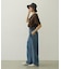 TUCK DENIM PANTS