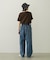 TUCK DENIM PANTS