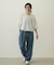 TUCK DENIM PANTS