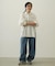 TUCK DENIM PANTS